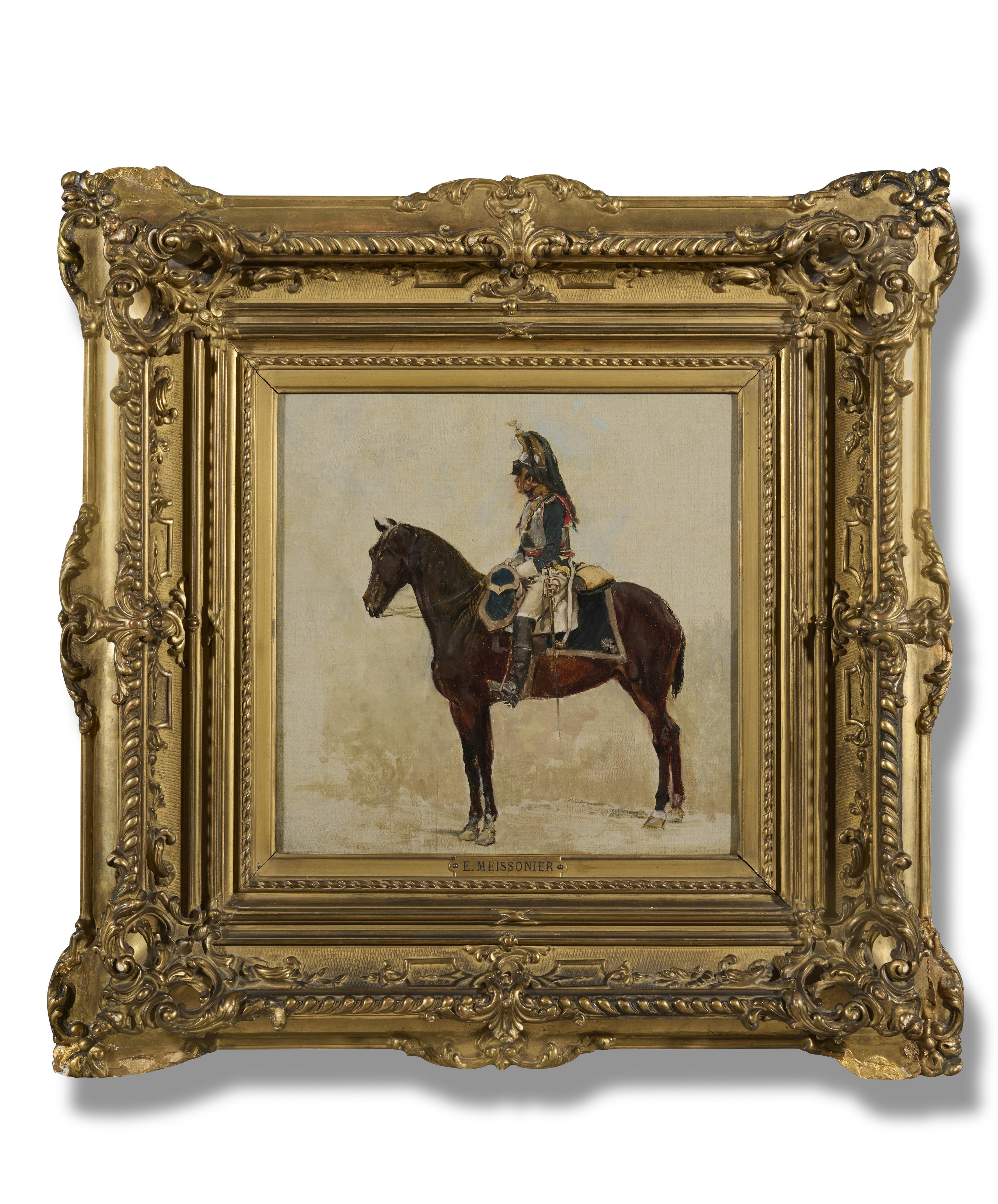 Un Cuirassier (A Cavalryman)